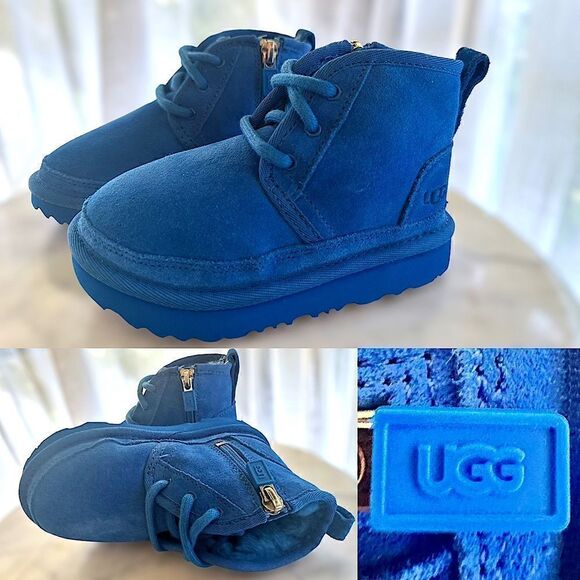 🔥🔥UGG Neumel II Toddler Zippered Chukka Boots Unisex Size 8 - Picture 1 of 16